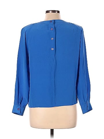 Jordan Long Sleeve Silk Top (view 2)