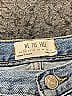 We the Free 100% Cotton Hearts Blue Jeans Size 25 waist - photo 3