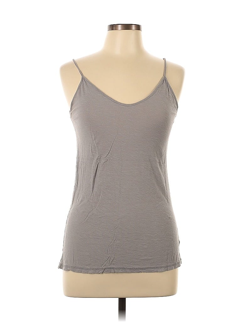 Pre-owned Comune Sleeveless Top Gray Halter Neckline Tops