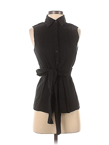 Theory Sleeveless Button-Down Shirt (view 1)