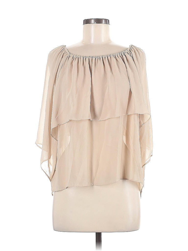 Pre-owned Fora Sleeveless Blouse In Brown