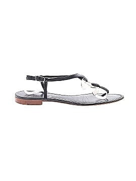 Chanel CC Metal Logo Ankle-Strap Sandals (view 1)