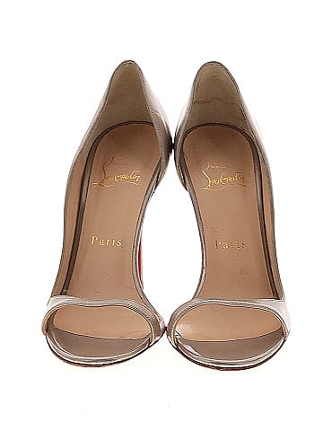 Christian Louboutin Specchio Toboggan Heels 100mm (view 2)