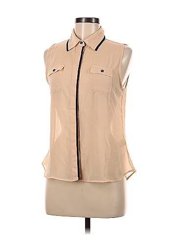 Edge Sleeveless Blouse (view 1)