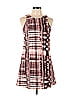 Askari Plaid Tweed Graphic Houndstooth Tie-dye Pink Casual Dress Size XS - photo 1