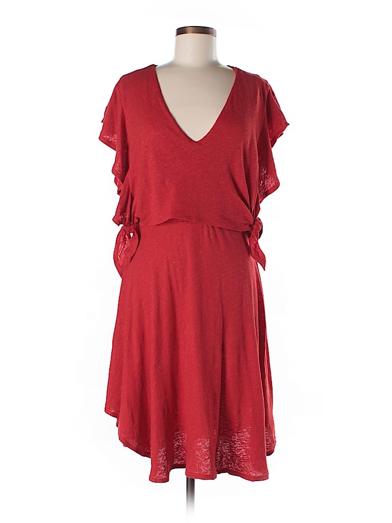 FP BEACH Solid Red Casual Dress Size M - 74% off | thredUP