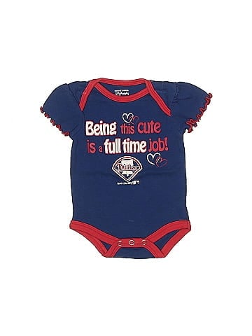 Genuine Merchandise by Team Athletics Short Sleeve Onesie (view 1)