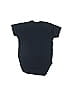 College Kids 100% Cotton Graphic Black Short Sleeve Onesie Size 0-3 mo - photo 2