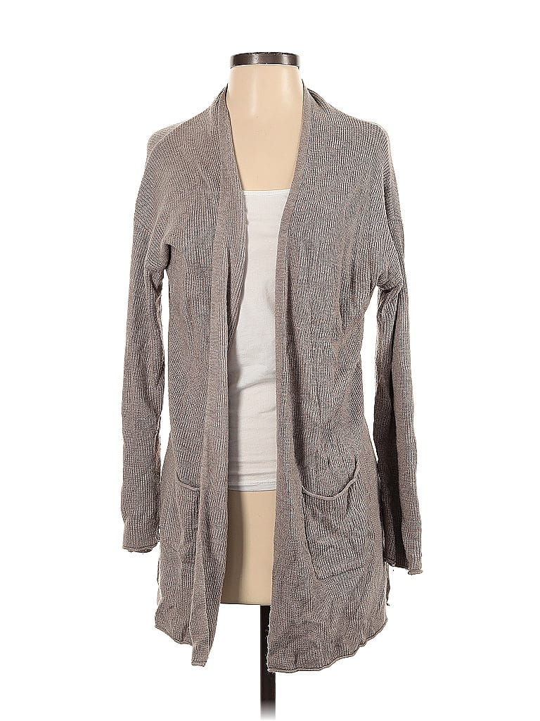 Pre-owned T Tahari Cardigan Sweater In Gray
