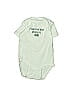Rabbit Skins 100% Cotton Graphic Green Short Sleeve Onesie 3-6 MO / 6 MO - photo 1