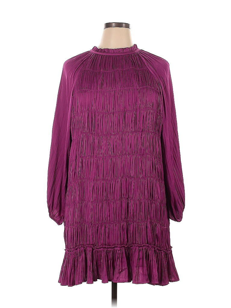 Maeve by Anthropologie 100 Polyester Burgundy Purple Cocktail Dress Size XL (Petite) 76 off