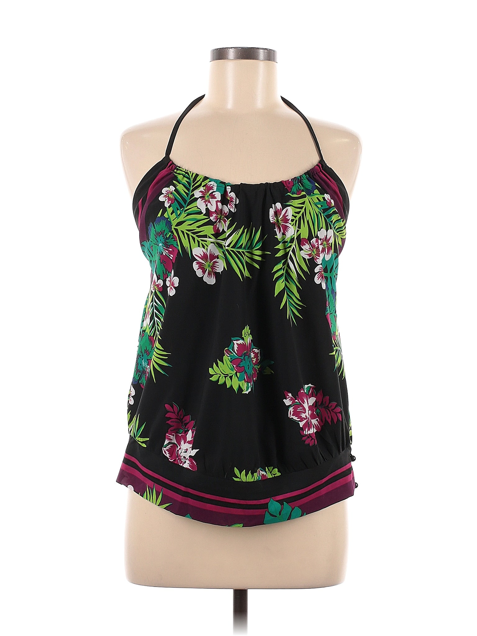 Old Navy 100 Polyester Black Halter Top Size M 70 off ThredUp