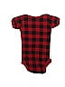 Little Blue House Heritage Houndstooth Checkered-gingham Plaid Graphic Ivory Short Sleeve Onesie Size 6-12 mo - photo 2