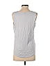 Ann Taylor Factory 100% Rayon Silver White Sleeveless Blouse Size S - photo 2