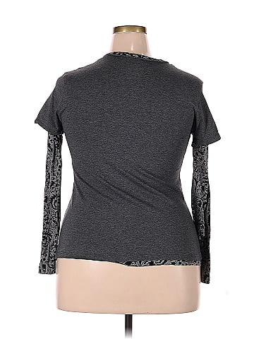 Danskin Now 3/4 Sleeve T-Shirt (view 2)