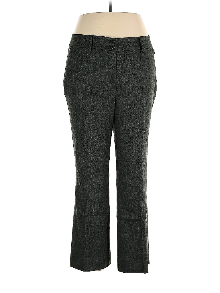 W by Worth Tweed Gray Dress Pants Size 14 - photo 1