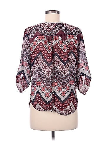 THREE PINK HEARTS 3/4 Sleeve Blouse (view 2)