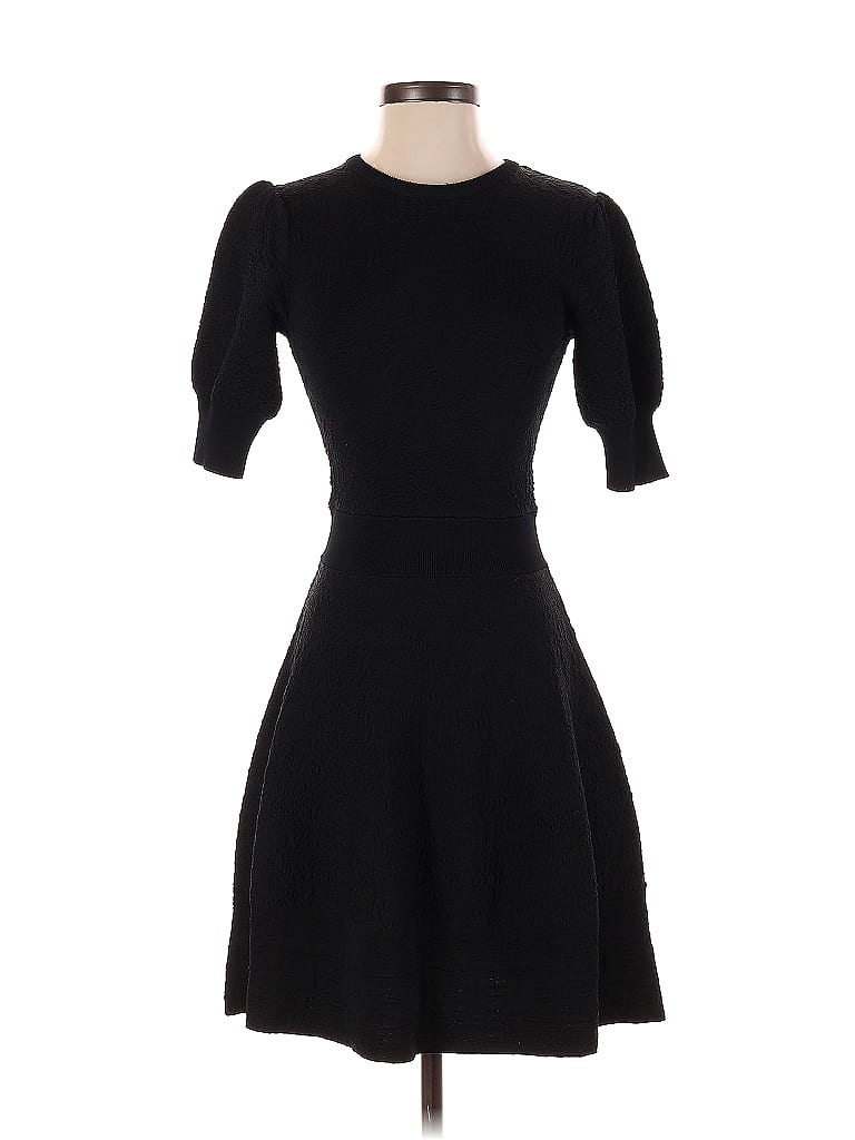 Shoshanna Solid Black Cocktail Dress Size XS - photo 1