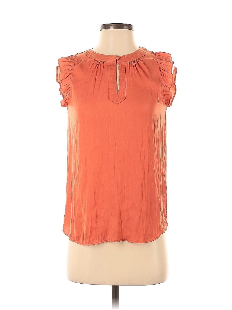 Pre-owned Rachel Rachel Roy Sleeveless Blouse In Orange