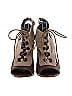 Elizabeth and James Color Block Brown Heels Size 5 1/2 - photo 2