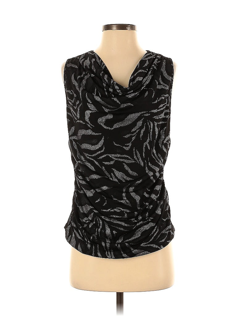 Pre-owned Dressbarn Sleeveless Top In Black