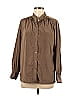 Bethany Brown Long Sleeve Blouse Size 9 - photo 1