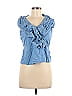 Porridge 100% Cotton Blue Sleeveless Blouse Size M - photo 1