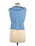 Porridge 100% Cotton Blue Sleeveless Blouse Size M - photo 2