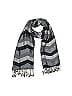 Unbranded Chevron-herringbone Gray Black Scarf One size - photo 1