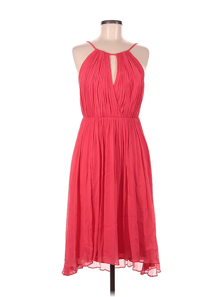 J Crew 100 Silk Solid Red Cocktail Dress Size 6 76 Off Thredup