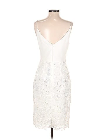 Black Halo 100% Polyamide Ivory Cocktail Dress Size 2