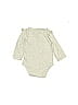 Carter's Ivory Long Sleeve Onesie 3-6 MO / 6 MO - photo 2