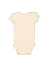 Carter's 100% Cotton Ivory Short Sleeve Onesie Size Newborn - photo 2