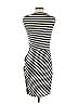 Bordeaux Stripes Gray Black Casual Dress Size XS - photo 2