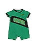 Colosseum Athletics 100% Cotton Color Block Green Short Sleeve Outfit Size 6-12 mo - photo 1