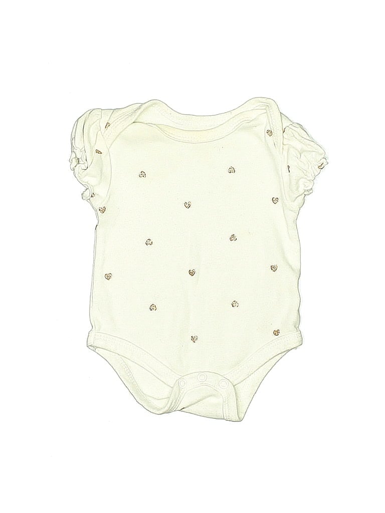 Click to view more detailed imagery on our partner's website Pre-owned Rene Rofe Babies' Short Sleeve Onesie In White