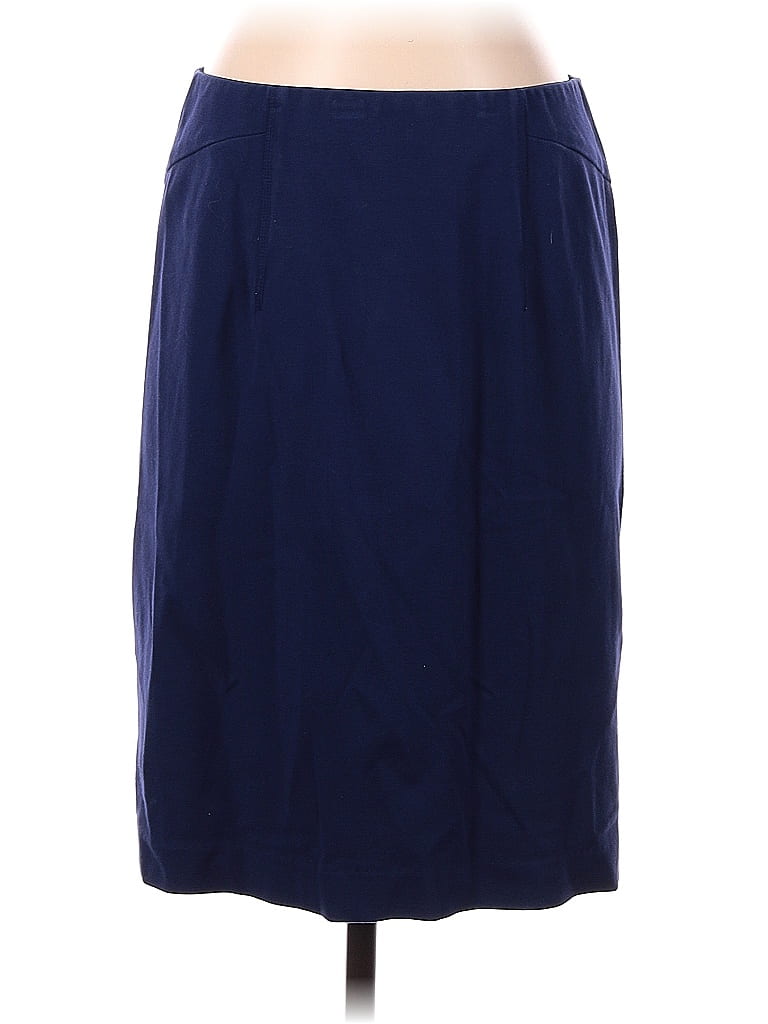 Pre-owned Ann Taylor Formal Skirt In Blue