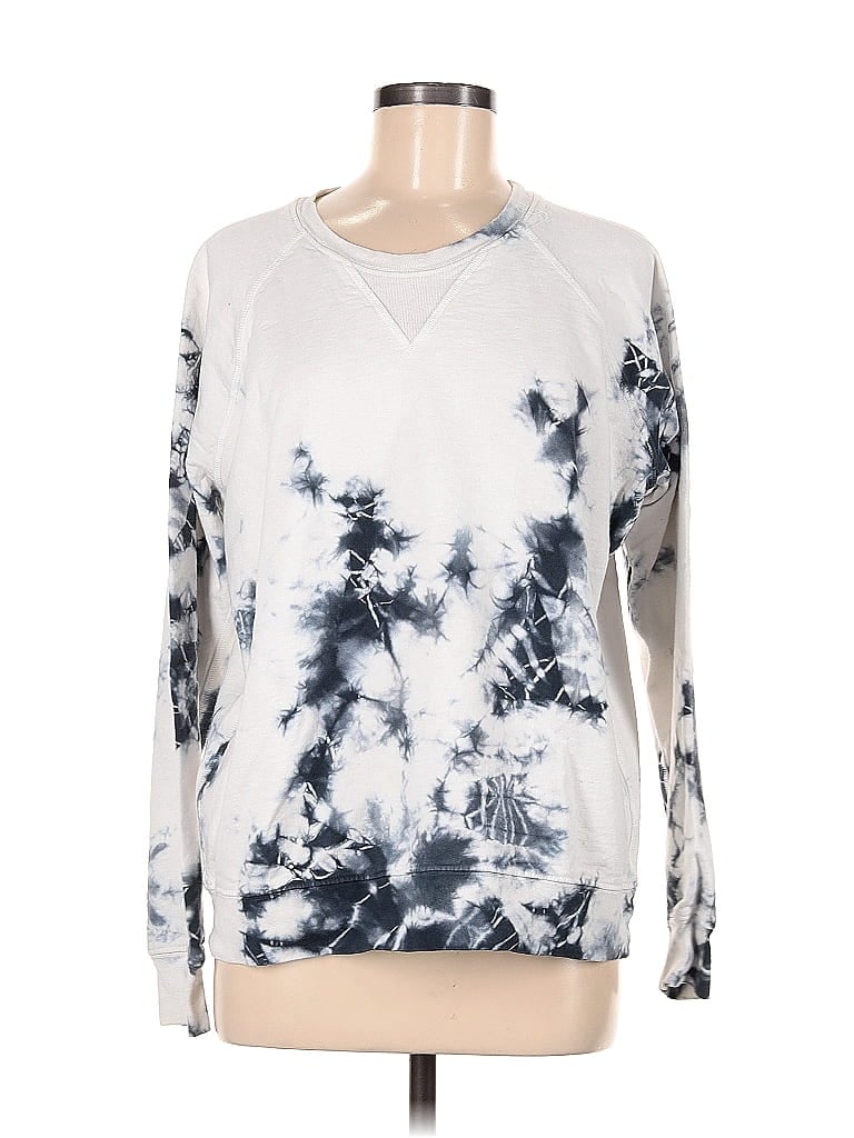 Rivet & Thread 100% Cotton Tie-dye White Pullover Sweater Size M - photo 1