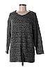 Plastic Island Gray Pullover Sweater Size M - photo 1