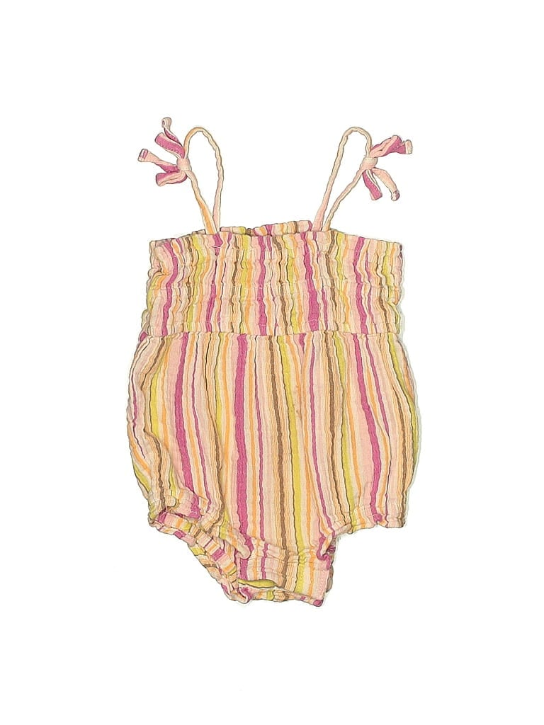 Pre-owned Old Navy Kids' Short Sleeve Onesie In Yellow