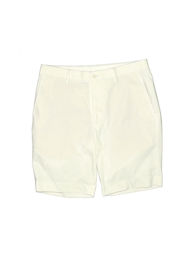Pre-owned Uniqlo Khaki Shorts In White