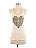 LA Banga USA Ivory Tank Top Size S - photo 1