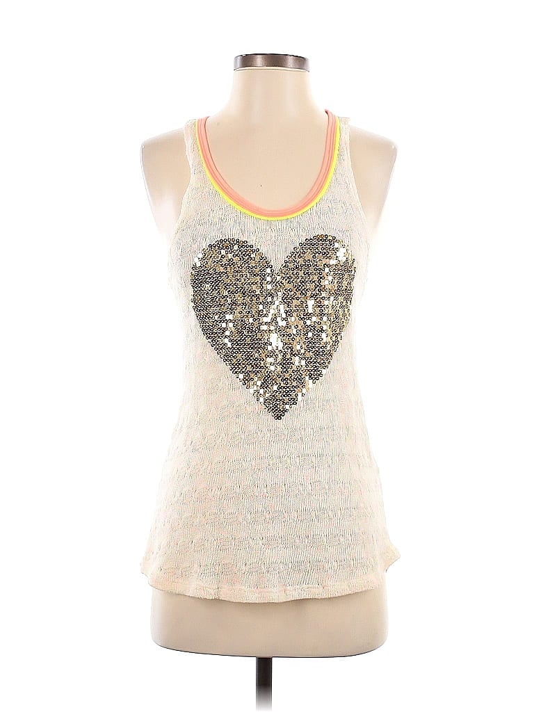 LA Banga USA Ivory Tank Top Size S - photo 1