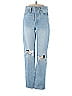 Madewell 100% Cotton Hearts Blue Jeans Size 26 waist - photo 1
