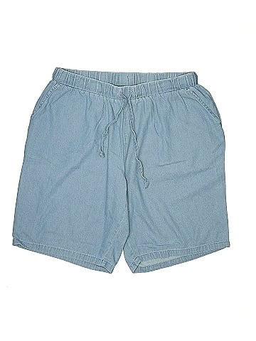 Woman Within Denim Shorts (view 1)