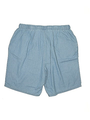Woman Within Denim Shorts (view 2)