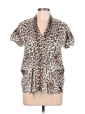 Tadashi Shoji Short Sleeve Silk Top (view 1)