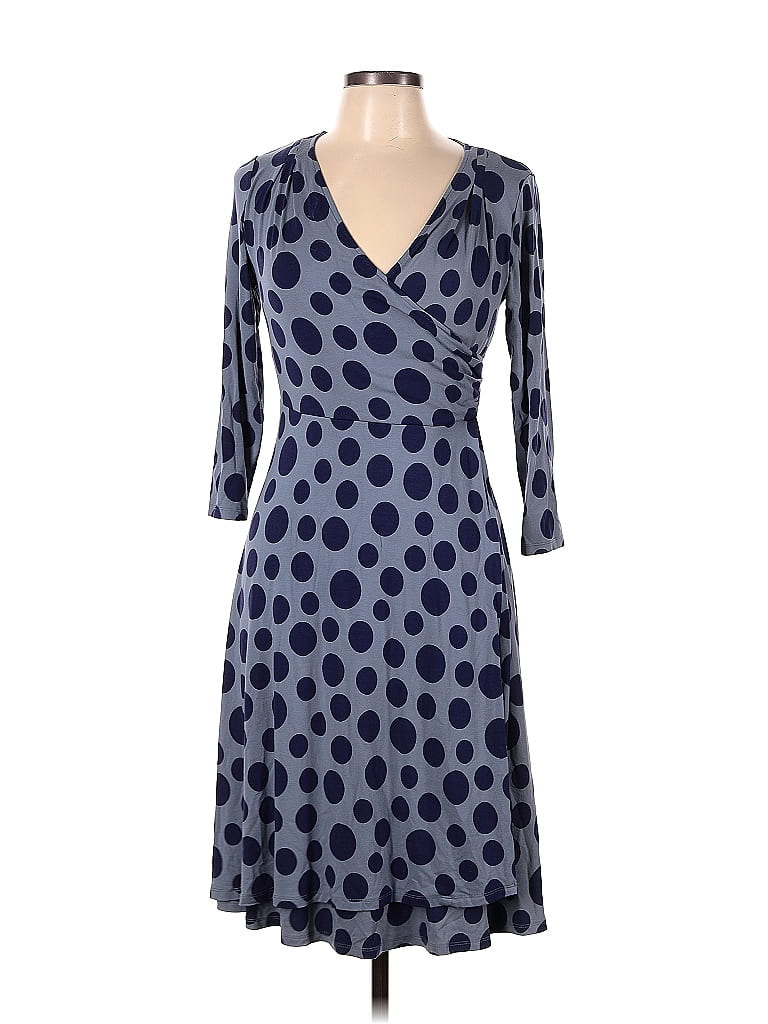 Boden Polka Dots Blue Cocktail Dress Size 10 - 74% off | ThredUp