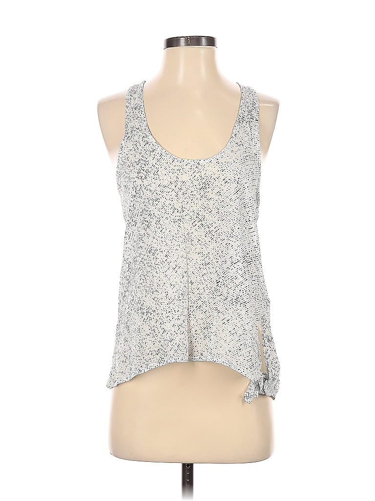 Pre-owned Bella Dahl Sleeveless Blouse In Silver