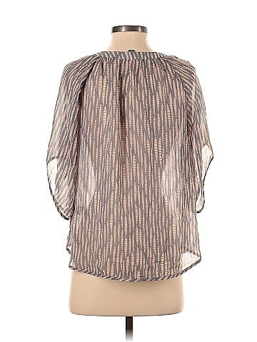 Fei 3/4 Sleeve Silk Top (view 2)